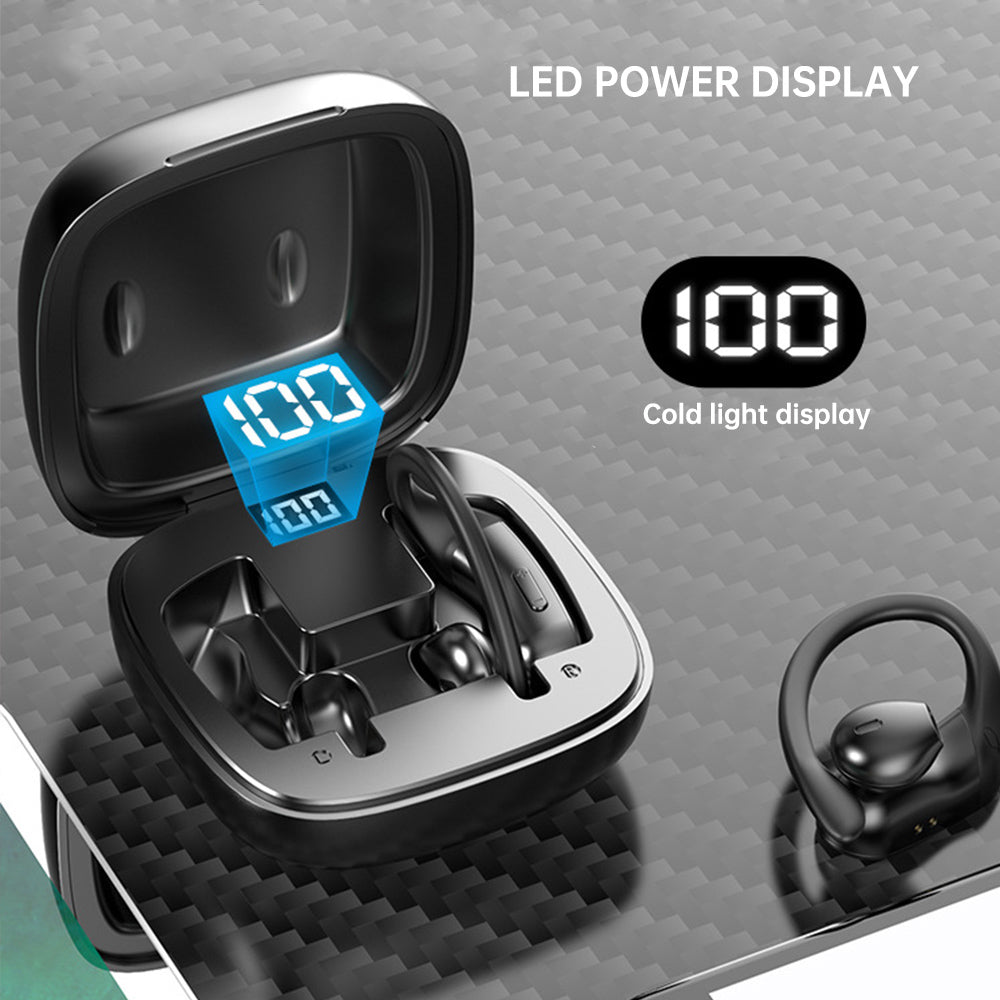 B10 Bluetooth 5.0 Wireless Earphones LED Digital Display TWS Ear Hook Sports Music Headsets B10 Bluetooth 5.0 Wireless Earphones LED Digital Display TWS Ear Hook Sports Music Headsets